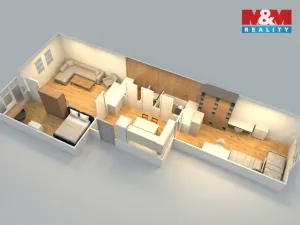 Prodej bytu 3+1, Praha - Libeň, Sokolovská, 63 m2