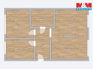 Prodej bytu 3+kk, Most, Moskevská, 54 m2