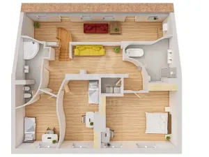 Prodej atypického bytu, České Budějovice, B. Smetany, 255 m2