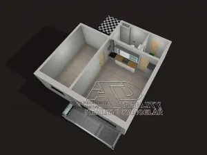 Pronájem bytu 2+kk, České Budějovice, Na Zlaté stoce, 46 m2