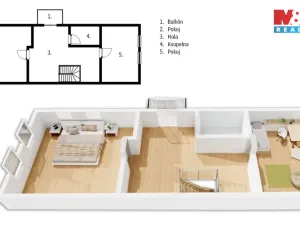 Prodej rodinného domu, Sněžné, 116 m2