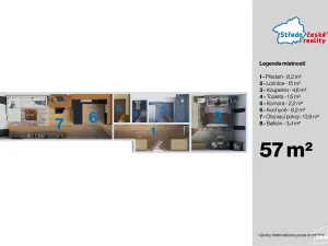 Prodej bytu 2+kk, Praha - Chodov, Divišovská, 53 m2
