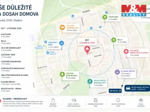 Pronájem bytu 2+1, Kladno - Kročehlavy, Litevská, 57 m2