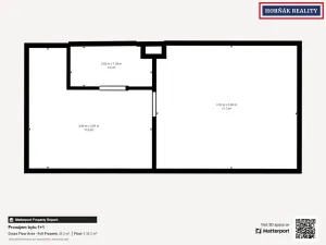 Pronájem bytu 1+1, Žďár nad Sázavou, 34 m2