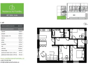 Pronájem bytu 4+kk, Jihlava, Slovenská, 85 m2