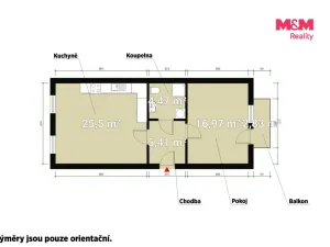 Pronájem bytu 2+kk, Plzeň - Jižní Předměstí, Karlova, 52 m2