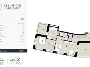 Prodej bytu 3+kk, Ostrava - Moravská Ostrava, Biskupská, 91 m2