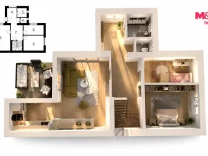 Prodej bytu 3+1, Praha - Lochkov, K celinám, 99 m2