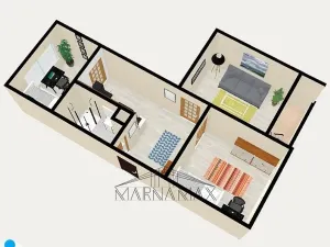 Prodej bytu 3+1, Kadaň, Školní, 56 m2