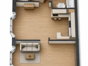 Prodej bytu 1+1, Praha - Vinohrady, Hollarovo náměstí, 43 m2