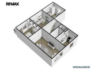 Prodej bytu 4+1, Blatná, K Jatkám, 74 m2