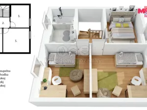 Prodej rodinného domu, Kladno - Švermov, 104 m2