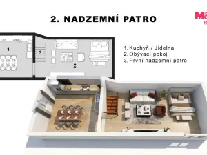 Prodej rodinného domu, Hoštka, Litoměřická, 162 m2