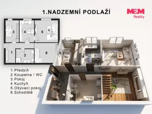 Prodej rodinného domu, Kladno - Kročehlavy, Soběslavova, 156 m2