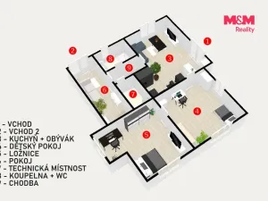 Prodej bytu 4+kk, Havlíčkův Brod, Žižkova, 103 m2