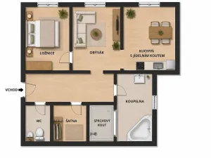 Pronájem bytu 3+kk, Ústí nad Labem, Ve Strži, 85 m2