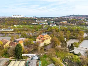 Prodej atypického bytu, Praha - Troja, Povltavská, 86 m2