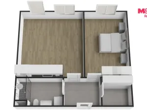 Pronájem bytu 2+kk, Kladno, U Engerthu, 54 m2