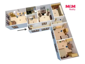 Prodej chalupy, Oselce, 176 m2