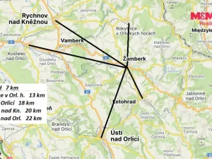 Pronájem bytu 1+1, Žamberk, Školská, 35 m2