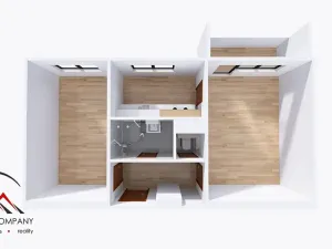 Pronájem bytu 2+1, Krnov, SPC H, 49 m2