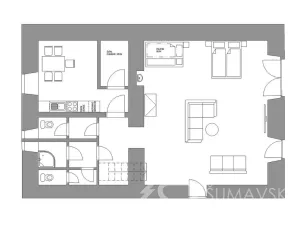 Prodej bytu 1+1, Kašperské Hory, Náměstí, 86 m2