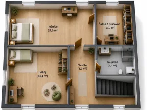 Prodej komerční, Šelešovice, 158 m2
