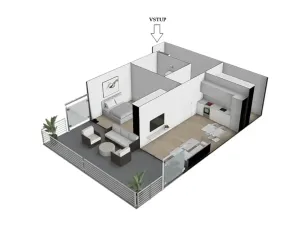 Pronájem bytu 2+kk, Brno, třída Generála Píky, 84 m2