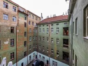 Pronájem bytu 1+kk, Praha - Karlín, Vítkova, 29 m2