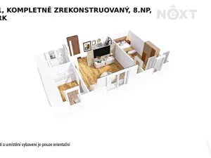 Prodej bytu 2+1, Šumperk, Jugoslávská, 46 m2