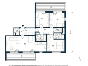 Pronájem bytu 4+kk, Praha - Nusle, Bělehradská, 123 m2