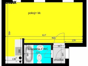Prodej bytu 1+kk, Kolín, Roháčova, 29 m2