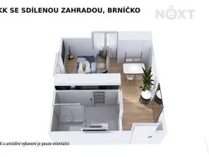 Prodej bytu 1+kk, Brníčko, 27 m2