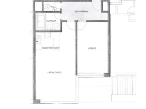 Pronájem bytu 2+kk, Praha - Karlín, Rohanské nábřeží, 58 m2