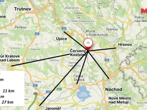 Pronájem bytu 3+1, Červený Kostelec, Žďárská, 80 m2