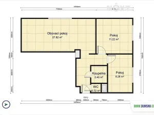 Pronájem bytu 3+kk, Šumperk, Revoluční, 55 m2