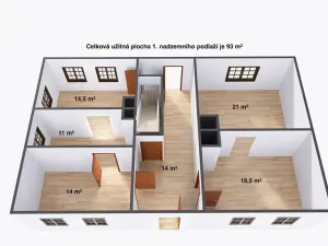 Prodej rodinného domu, Lázně Bělohrad, Vojtíškova, 186 m2