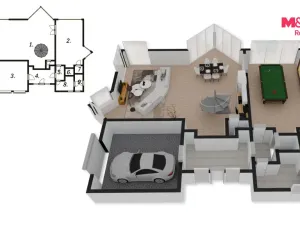 Prodej rodinného domu, Jirny - Nové Jirny, V Zahradách, 350 m2