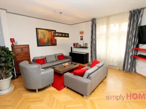 Pronájem bytu 2+kk, Praha - Vinohrady, Jana Masaryka, 78 m2