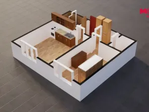 Prodej bytu 2+kk, Ústí nad Labem - Severní Terasa, Šrámkova, 40 m2