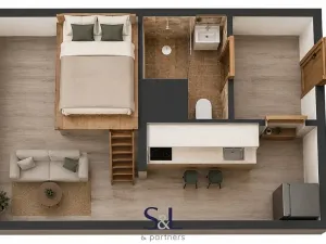 Prodej bytu 1+kk, Nový Bor, Wolkerova, 27 m2