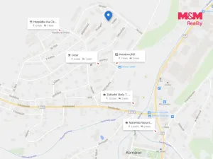 Pronájem bytu 1+kk, Komárov, Okružní, 17 m2