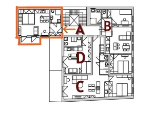 Prodej atypického bytu, Praha - Košíře, Holečkova, 52 m2