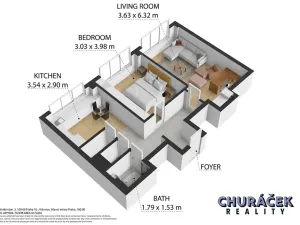 Prodej bytu 2+1, Praha - Vršovice, Kubánské náměstí, 61 m2