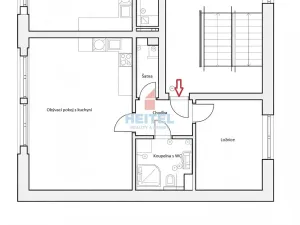 Pronájem bytu 2+kk, Olomouc, Rejskova, 52 m2