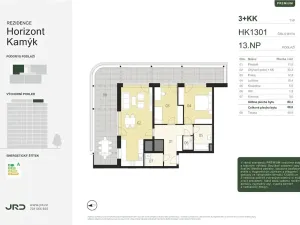 Prodej bytu 3+kk, Praha - Kamýk, Smotlachova, 80 m2