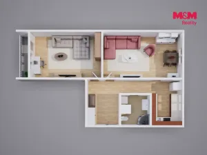 Prodej bytu 2+1, Teplice, Fráni Šrámka, 62 m2