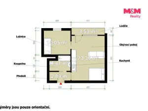 Prodej bytu 2+kk, Beroun - Beroun-Centrum, Na Klášteře, 43 m2