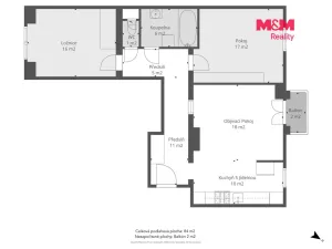 Prodej bytu 3+kk, Příbram - Příbram VII, Politických vězňů, 79 m2