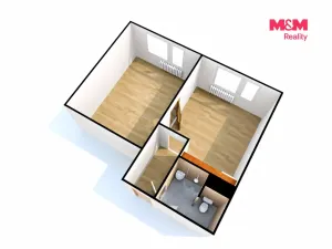 Prodej bytu 1+1, Děčín - Děčín VI-Letná, U Tvrze, 37 m2